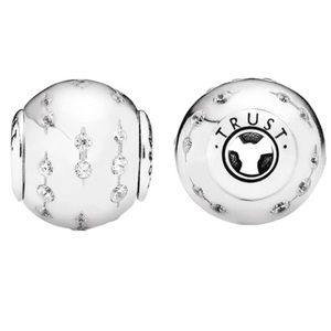 Pandora Essence Sterling Silver Trust Charm
